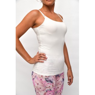 TIELKO SO ŠPAGETOVÝMI RAMIENKAMI WHITE