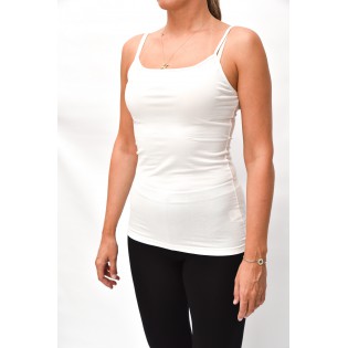 TIELKO SO ŠPAGETOVÝMI RAMIENKAMI WHITE