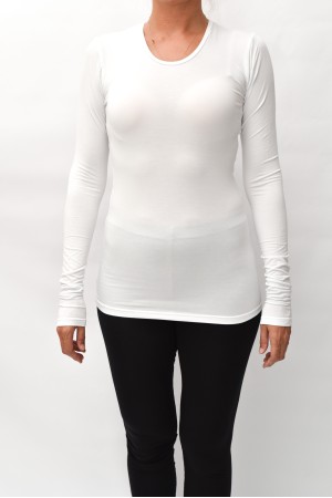 TOP S DLHÝM RUKÁVOM  White