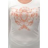 TOP S DLHÝM RUKÁVOM  White Orange