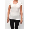 TOP S KRÁTKYM RUKÁVOM WHITE