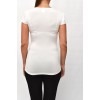 TOP S KRÁTKYM RUKÁVOM WHITE