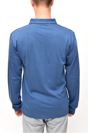 POLO KOŠEĽA dlhý rukáv Navy Silver