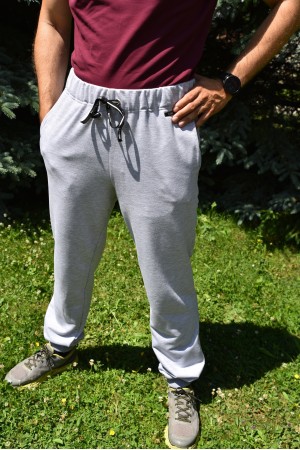 TEPLÁKY LONGER YOUNG SŠM biela šnúrka FASHION