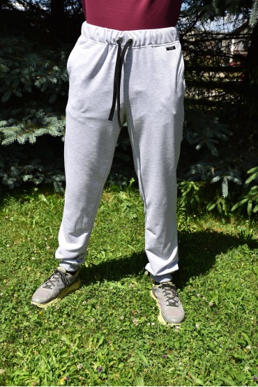 SKLADOM!!! TEPLÁKY LONGER YOUNG SŠM šedá šnúrka