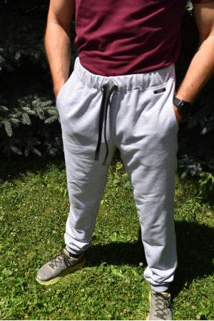 SKLADOM!!! TEPLÁKY LONGER YOUNG SŠM šedá šnúrka