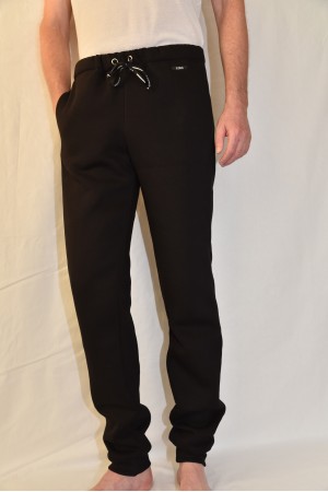TEPLÁKY YOUNG WINTER čierne čierna šnúrka FASHION